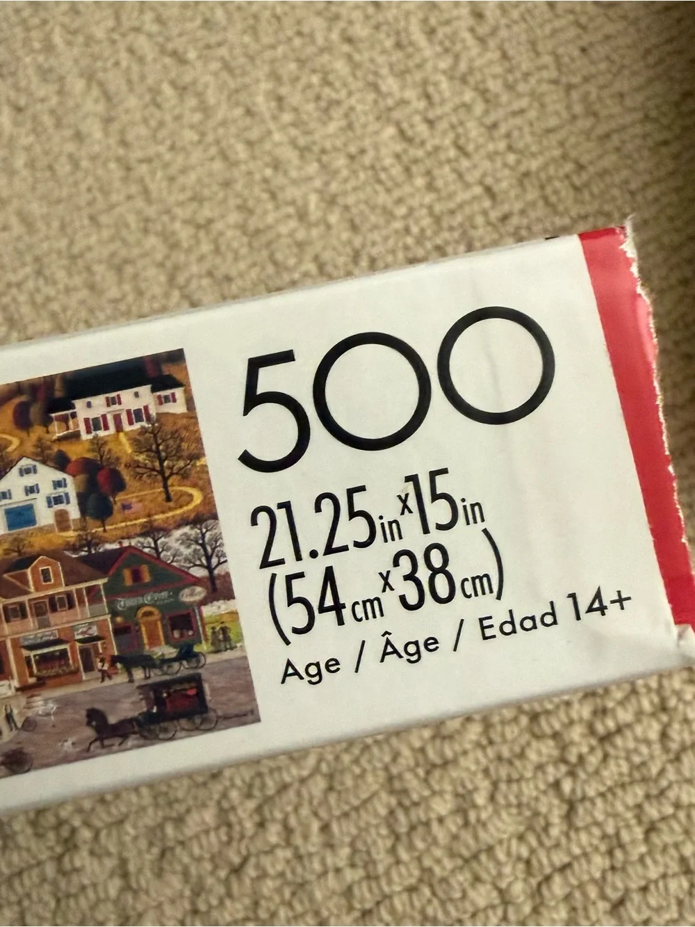 Lot of 2 Charles Wysocki 500 piece puzzles